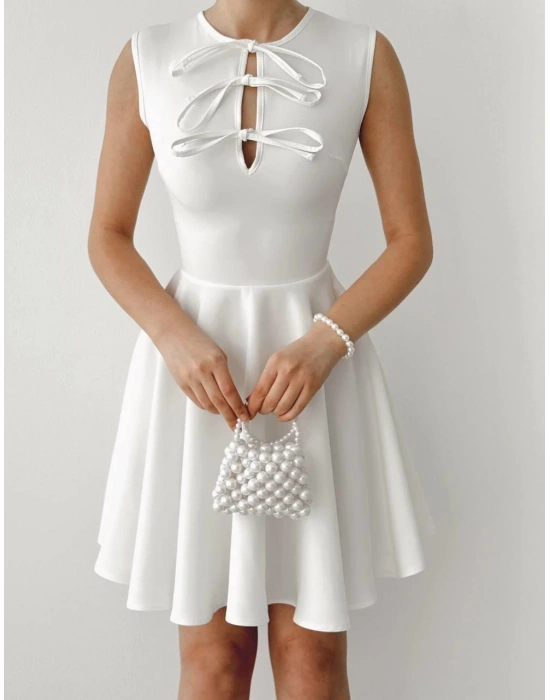 Perp Fiyonk Detaylı Elbise