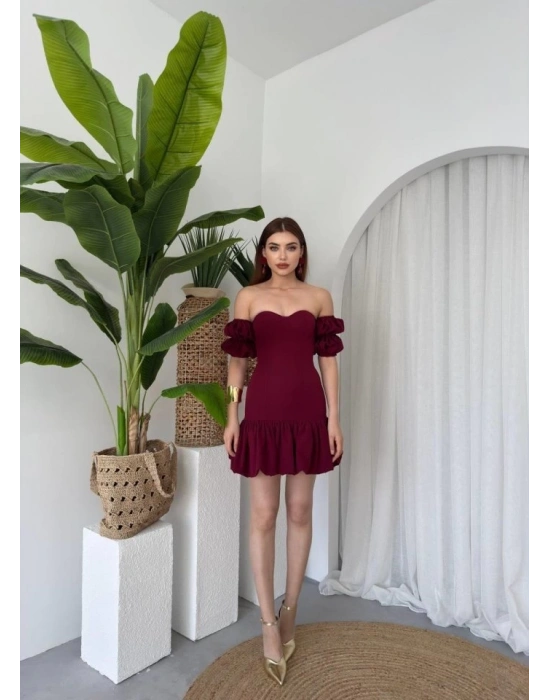 Peyda Straplez Elbise