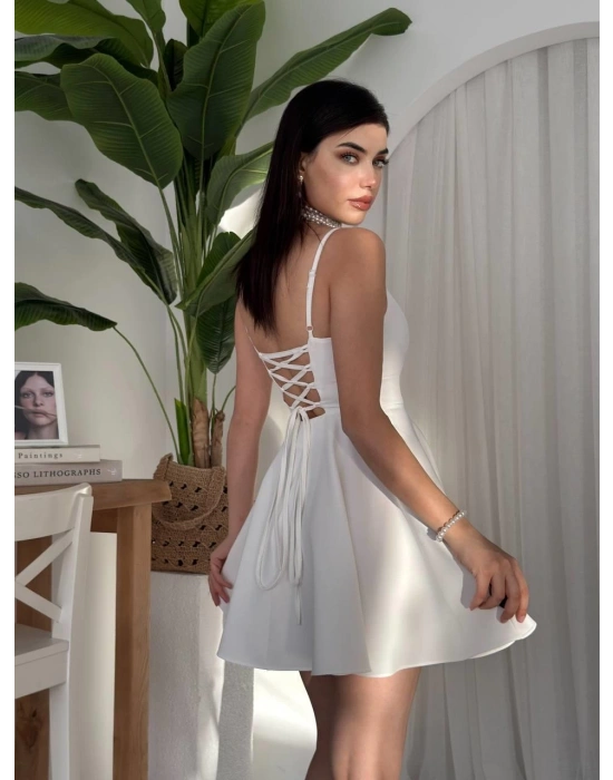 Pole İp Askılı Elbise