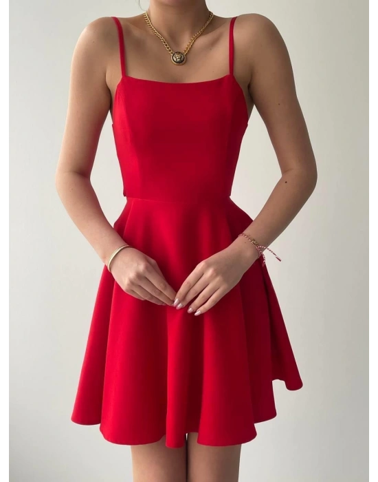 Pole İp Askılı Elbise