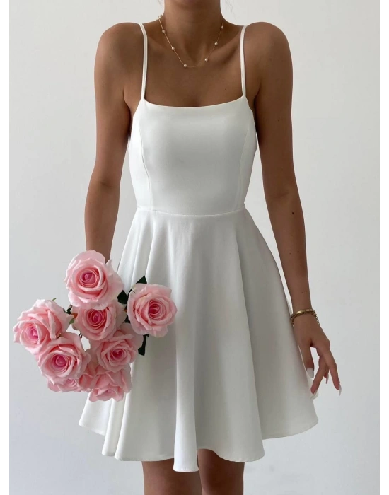 Pole İp Askılı Elbise