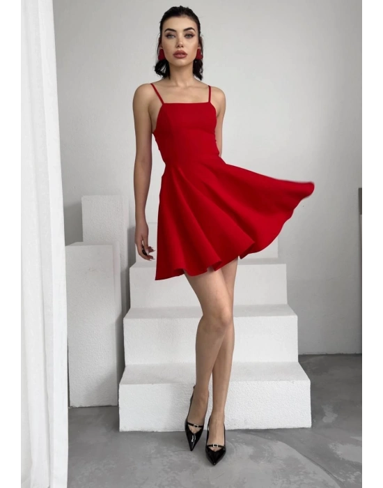 Pole İp Askılı Elbise