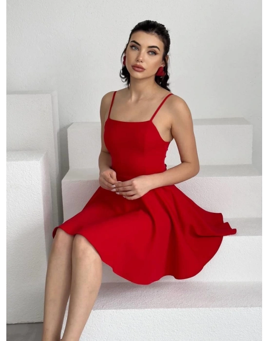 Pole İp Askılı Elbise