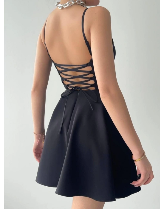 Pole İp Askılı Elbise