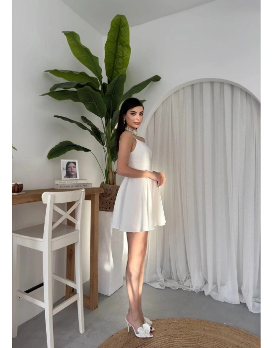 Pole İp Askılı Elbise