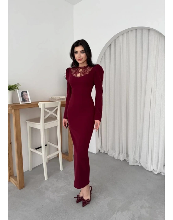 Port Dantel Detay Elbise