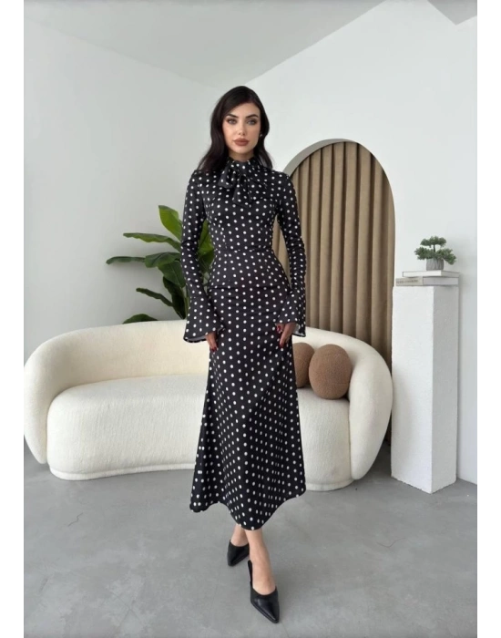 Potenza Puantiyeli Elbise