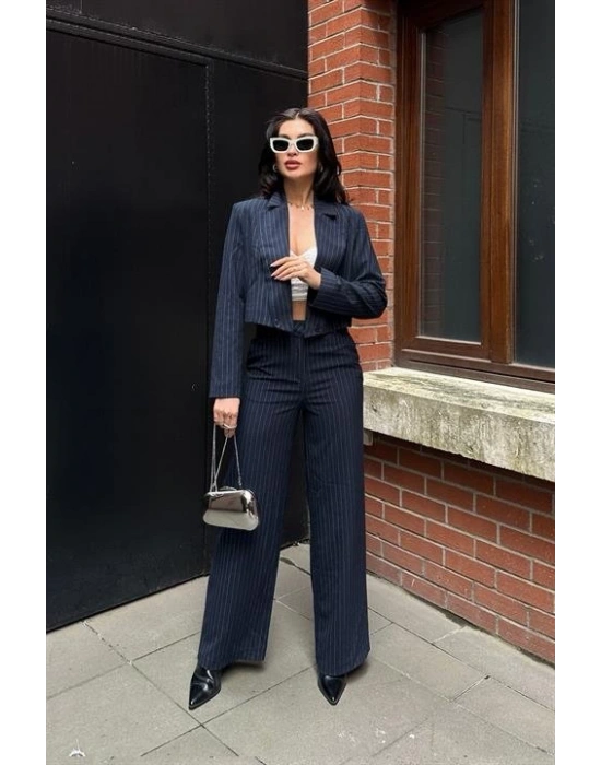 Renata Çizgili Pantolon Takım 956824