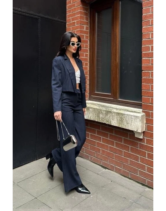 Renata Çizgili Pantolon Takım 956824