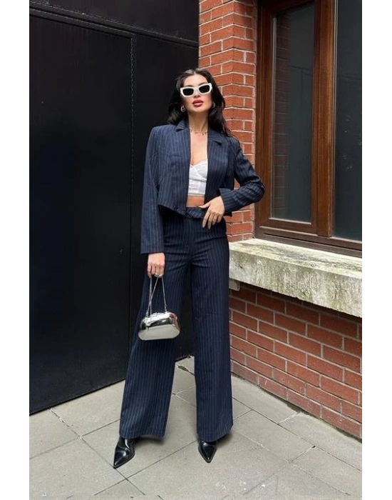 Renata Çizgili Pantolon Takım 956824