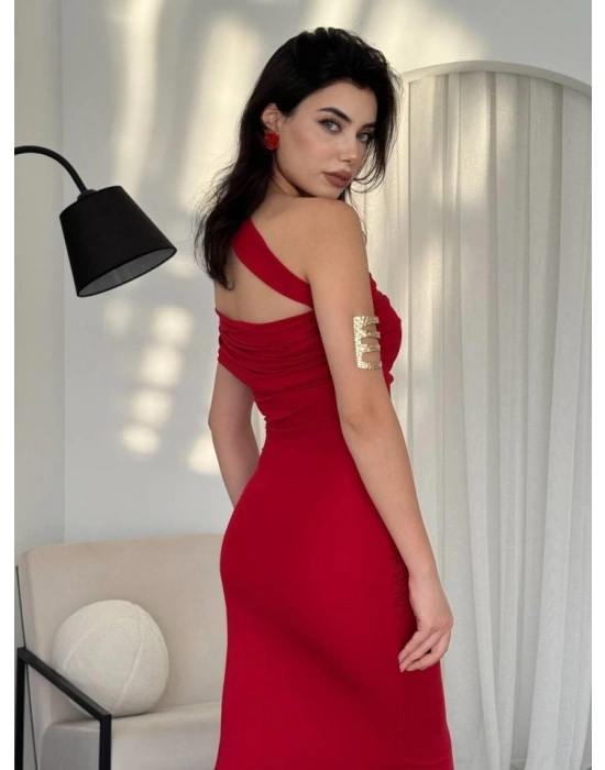 Reta Çapraz Omuz Elbise