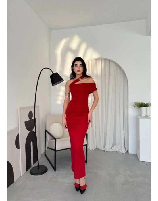 Reta Çapraz Omuz Elbise