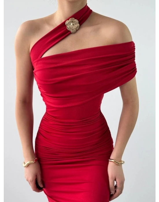 Reta Çapraz Omuz Elbise