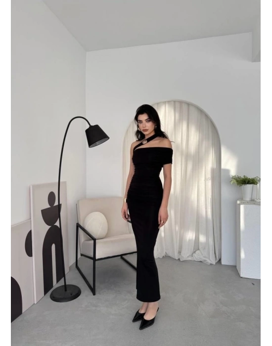 Reta Çapraz Omuz Elbise