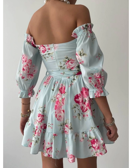 Rucka Belden Bağlamalı Mini Elbise