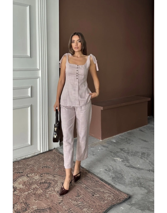 ŞANTUK KETEN YEEK GÖRÜNÜÜAKII BUZ  PANTOON TK  ila