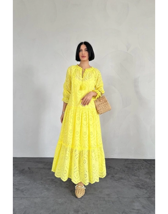 arı Dantelli New Elbise