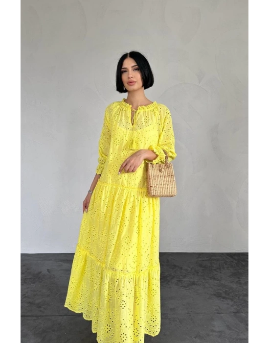 arı Dantelli New Elbise