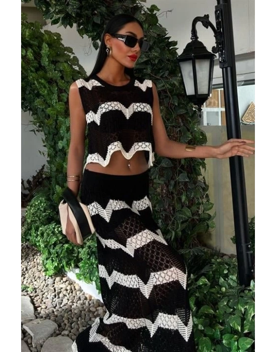 Shayna Ajurlu Crop Takım 9825