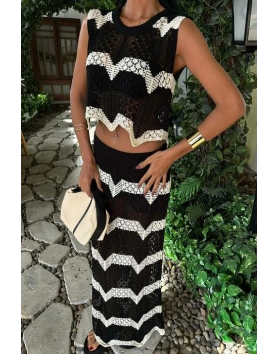 Shayna Ajurlu Crop Takım 9825