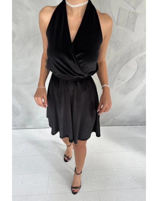 iyah Boyundan Geçmeli Elbise