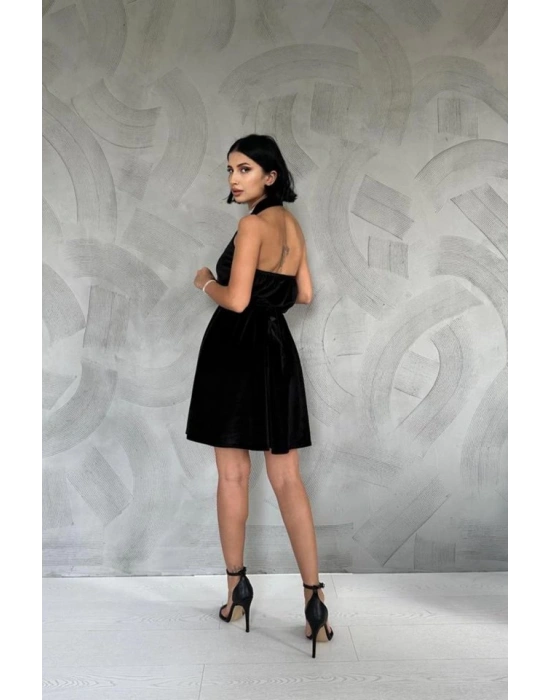 iyah Boyundan Geçmeli Elbise