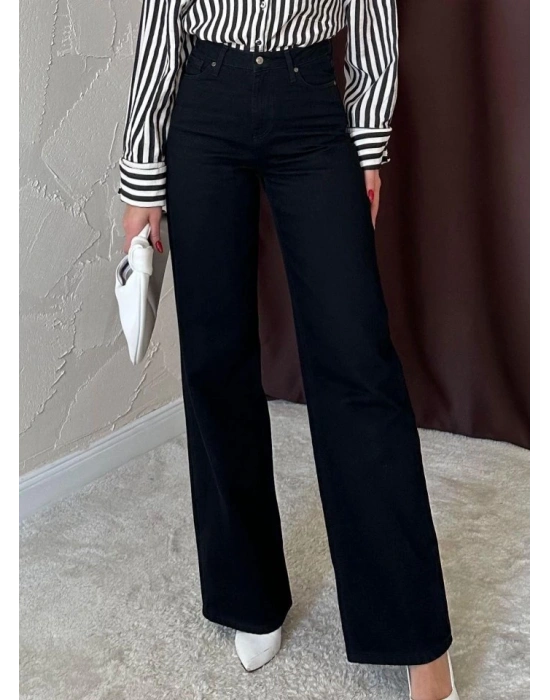 Siyah Comfy Jeans Pantolon