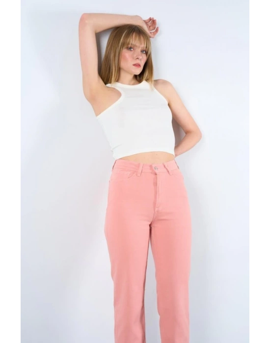 Strong Düz Pantolon  Pudra