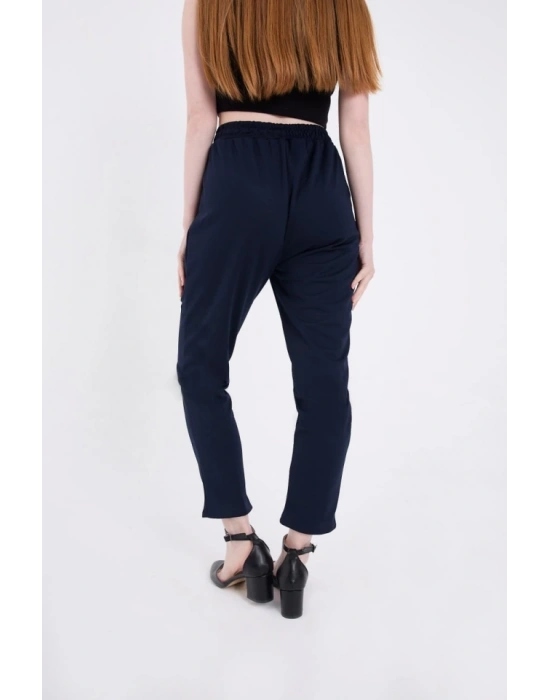 Tam Kalıp Basic Eşofman Pantolon  acivert