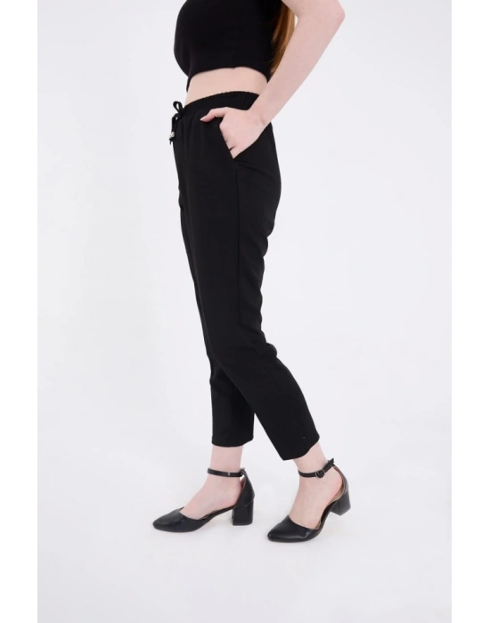 Tam Kalıp Basic Eşofman Pantolon  iyah