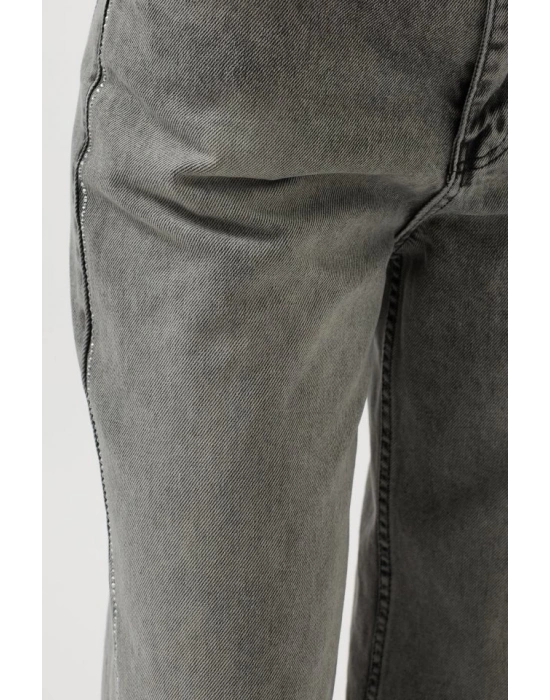 Taş Şerit Detaylı Jean