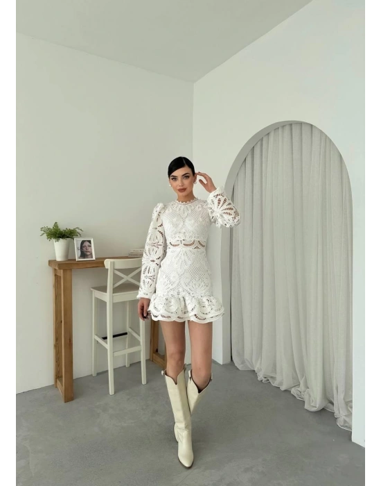 Tase Dantel Elbise