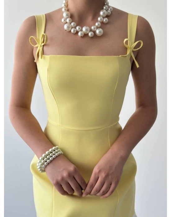 teel Fiyonk Detay Elbise