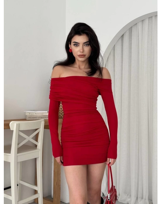 Tefs Straplez Elbise