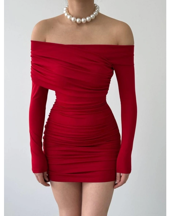 Tefs Straplez Elbise