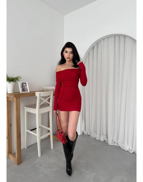 Tefs Straplez Elbise