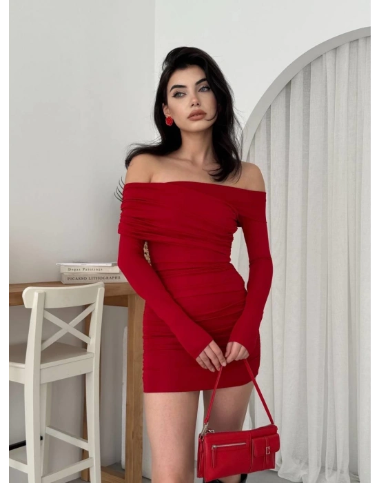 Tefs Straplez Elbise