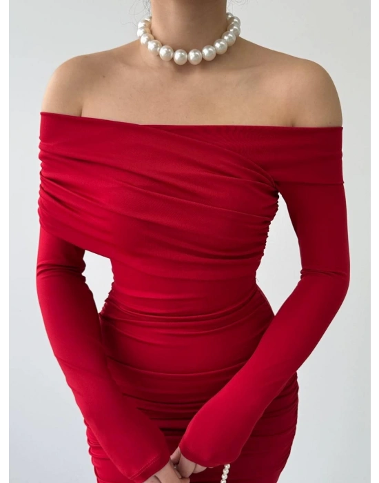 Tefs Straplez Elbise