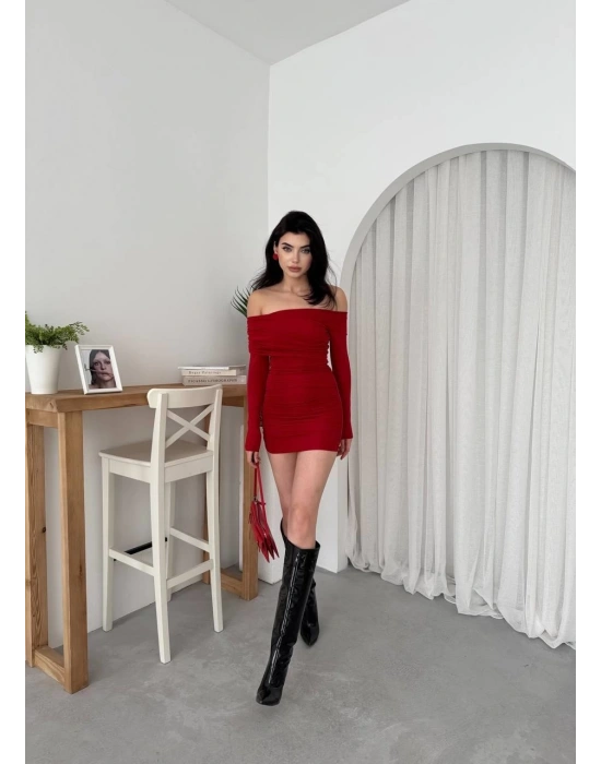 Tefs Straplez Elbise