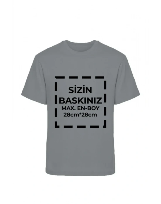 Tişört Tasarla 20/1 Kumaş  Füme