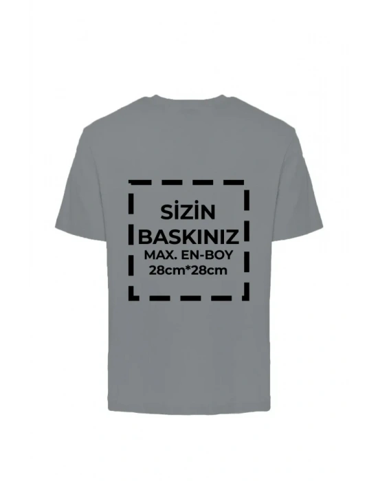 Tişört Tasarla 20/1 Kumaş  Füme