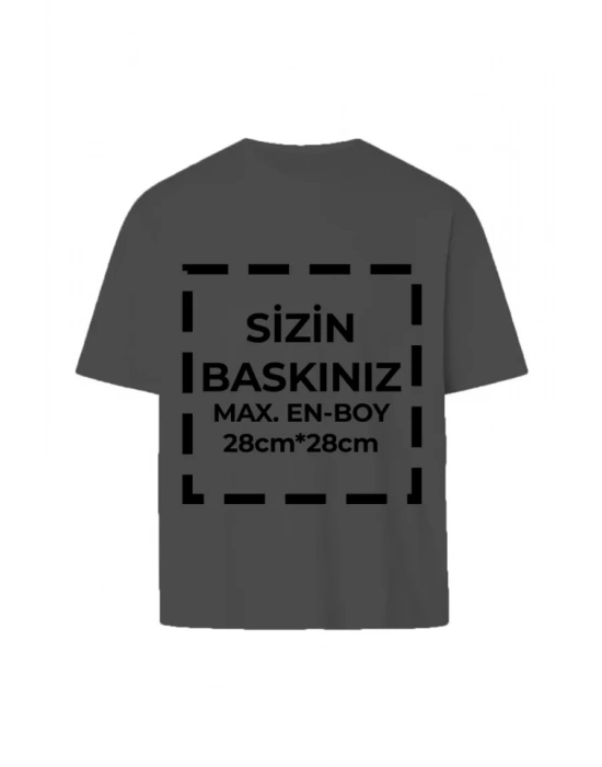 Tişört Tasarla 24/1 Kumaş  Füme