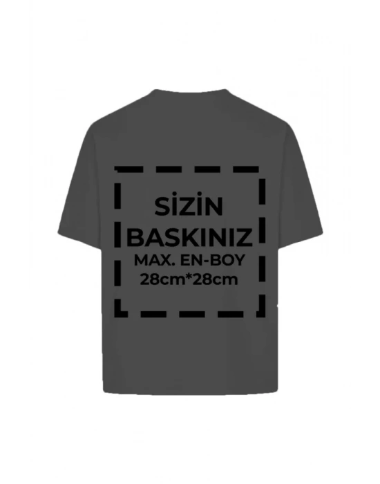 Tişört Tasarla 24/1 Kumaş  Füme