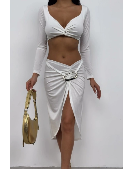 Toka Detay Asimetrik Etek