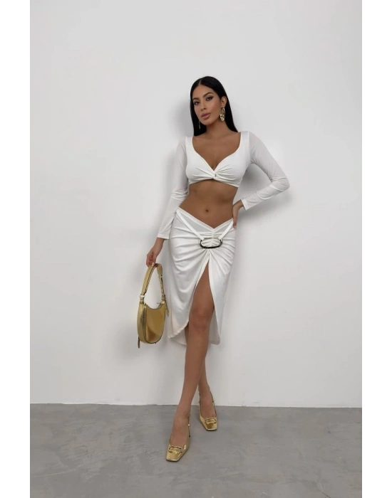 Toka Detay Asimetrik Etek