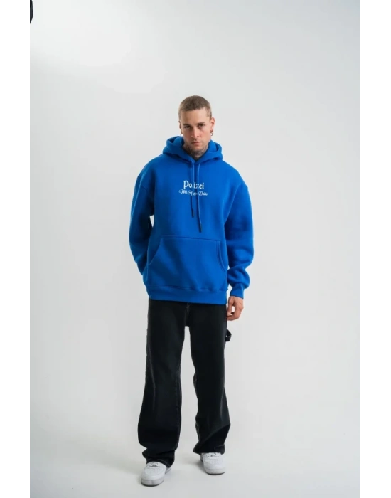 Üç İplik Kapşonlu Dijital Patchli weathirt  avi