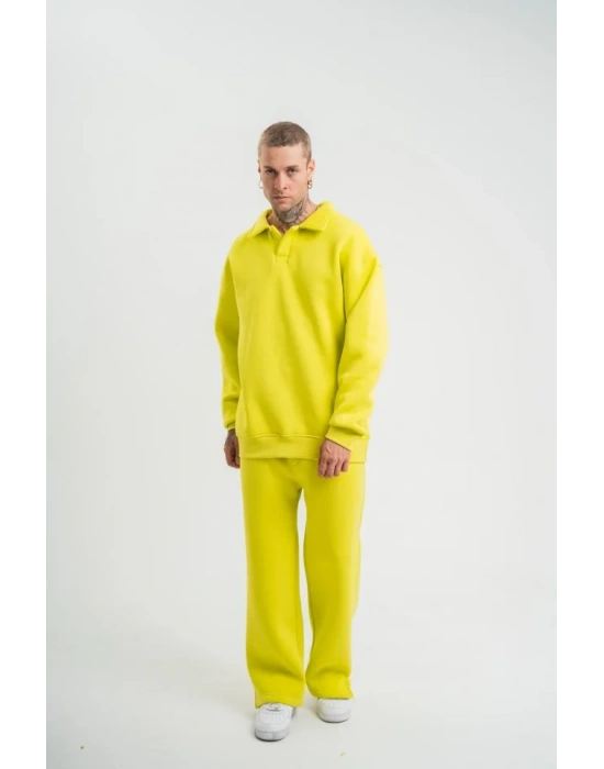 Üç İplik Uzun Kol Yakalı Eşofman Takım  arı