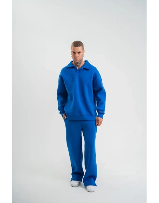 Üç İplik Uzun Kol Yakalı Eşofman Takım  avi