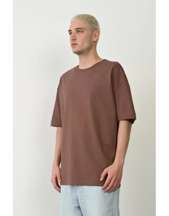 Unisex Basic Bisiklet Yaka Oversize Thirt  ürdüm