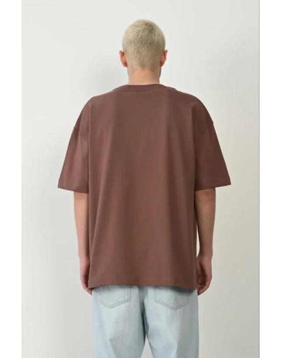 Unisex Basic Bisiklet Yaka Oversize Thirt  ürdüm